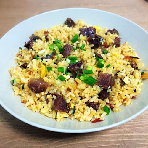 美味黄金牛肉蛋炒饭