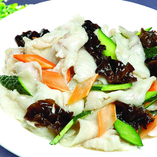 细嫩鲜美菜椒炒鱼片