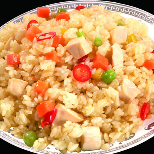 好吃的麻辣拌饭粒