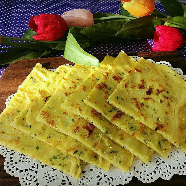 家常土豆丝焖葱花饼