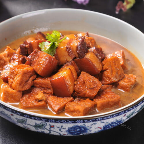 好吃的豆豉炖豆腐泡
