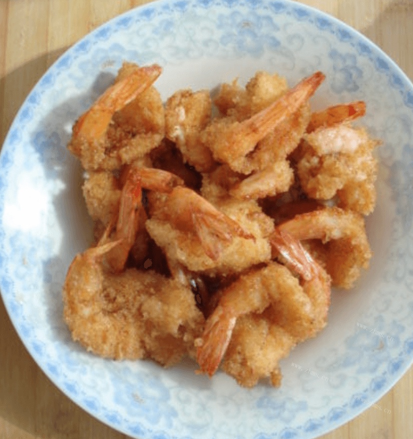 外酥里嫩干炸虾球做法图解8)
