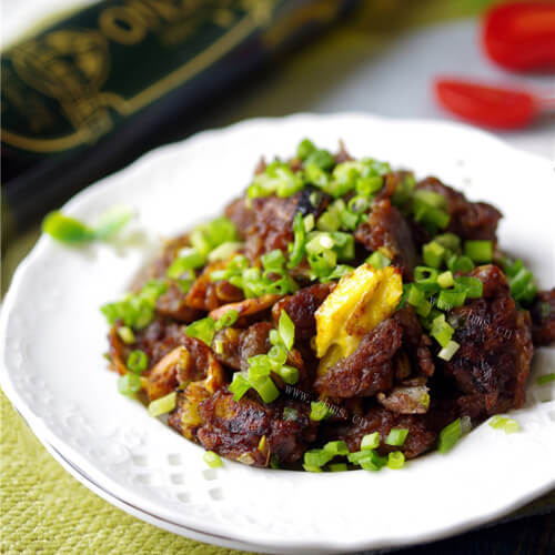 美味的葱香粗粮蛋饼