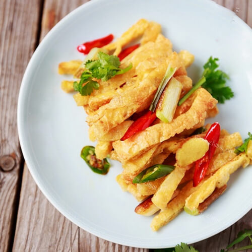 香香的干煸油豆腐