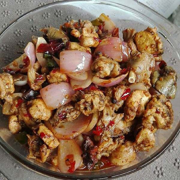 重庆风味香辣干锅兔头 