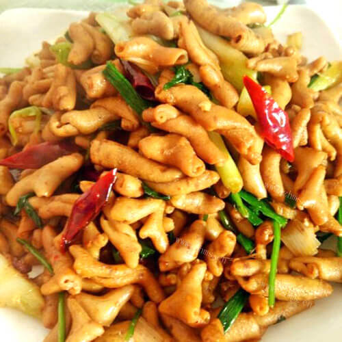 简单香辣炒鸡肠