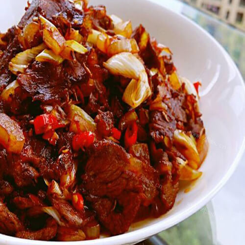 家常炒孜然牛肉