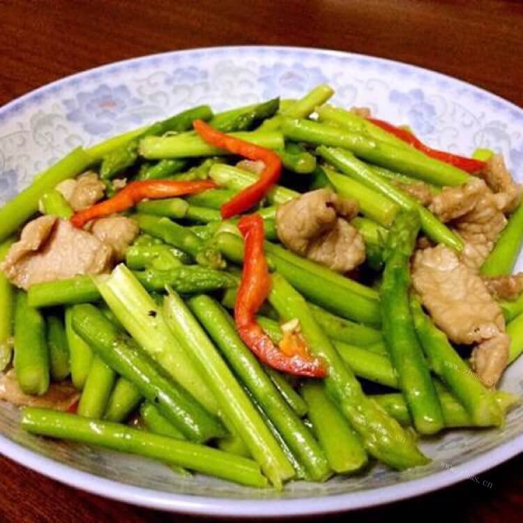 美味蚝油芦笋炒肉
