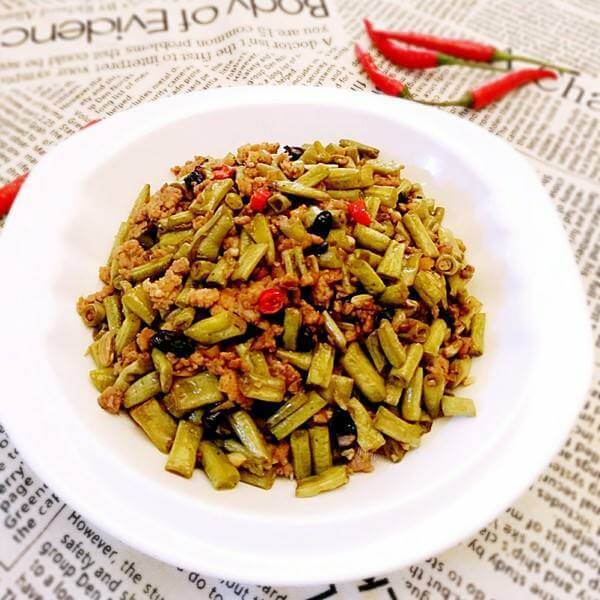 爽口的辣炒酸豆角