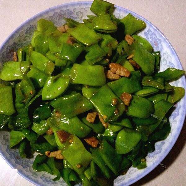 家常扁豆炒牛肉