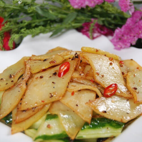 好吃的尖椒豆豉炒土豆片