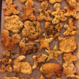 香喷喷的海苔肉松饼干棒