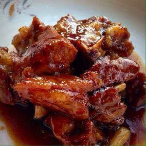美味酸梅可乐排骨