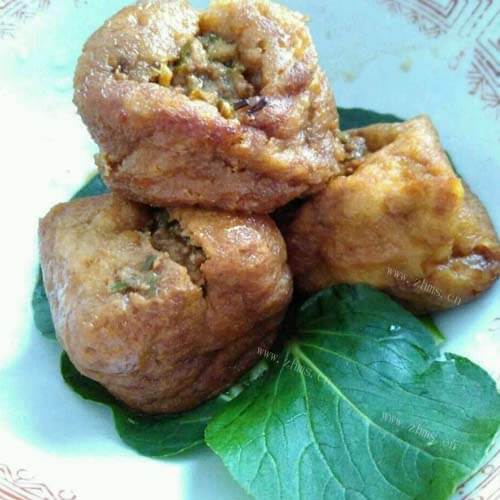 火腿土豆泥豆腐夹