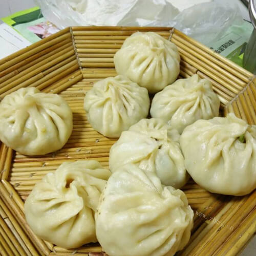 豆角猪肉馅包子