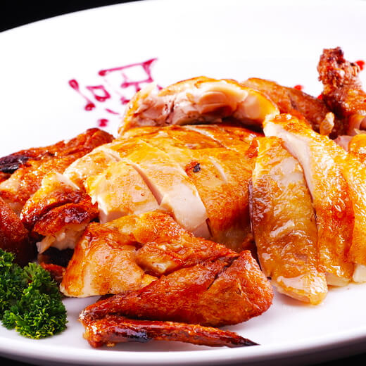可口的电饭煲蒜蓉鸡