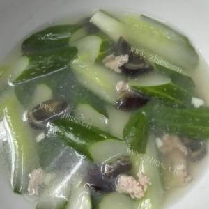 自制青瓜粉丝汤