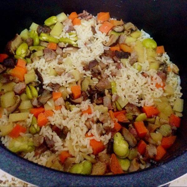 美味蚕豆胡萝卜焖饭