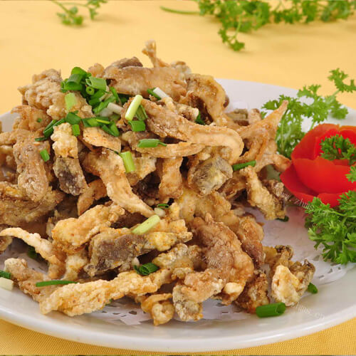 美味干炸磨菇