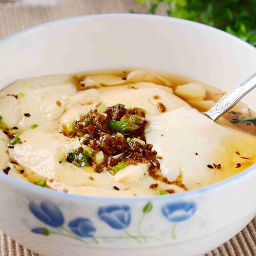 美食香菇豆腐脑