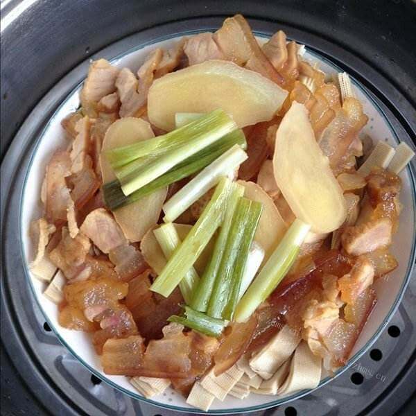 美味的瓜圃咸肉