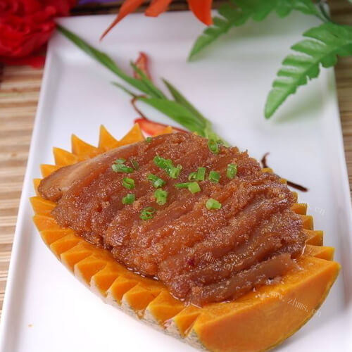 好吃的小瓜蒸肉 