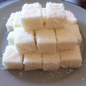 好吃的椰蓉鲜奶冻
