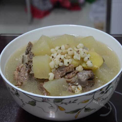 美味的薏仁冬瓜汤