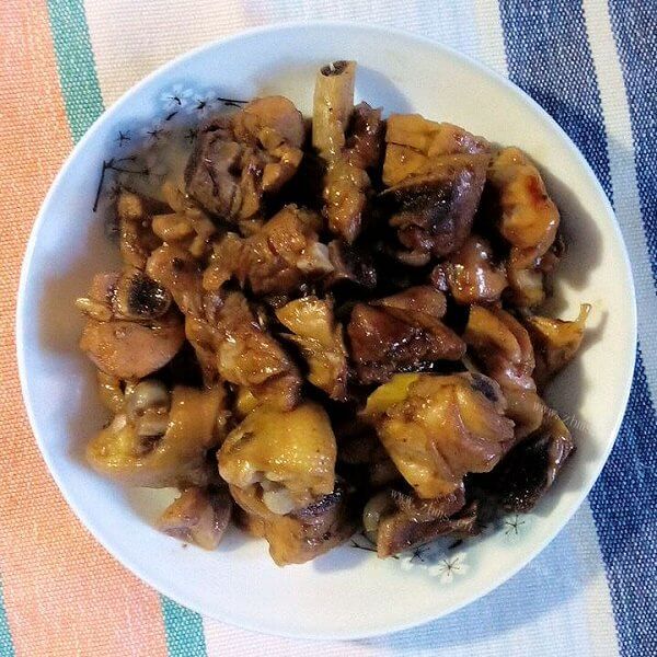 美味的鲜嫩多汁可乐鸡块