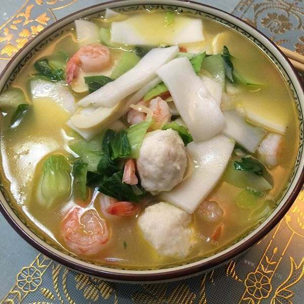 美味腊味海鲜汤