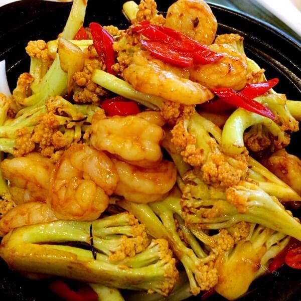 美味麻辣干锅花菜
