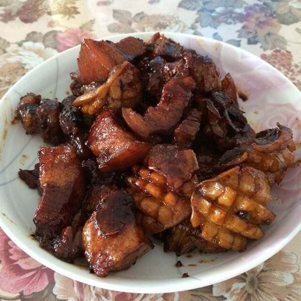 香气浓郁的鲍鱼红烧肉