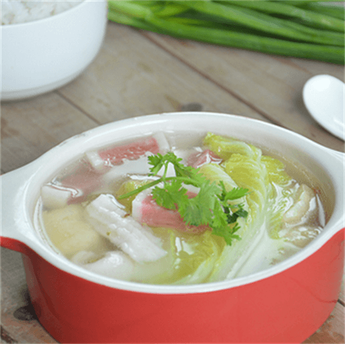 营养汤青菜豆腐肉丸汤