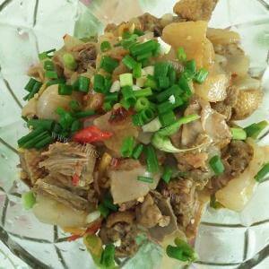 美味的萝卜炖鸭