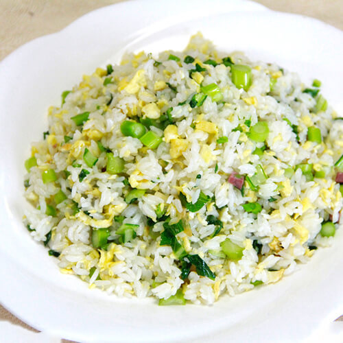 营养小青菜蛋炒饭