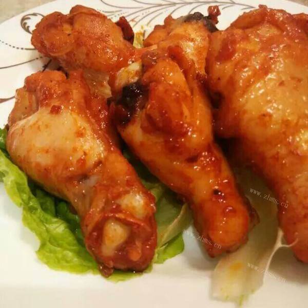 好吃的鸡腿烤时蔬