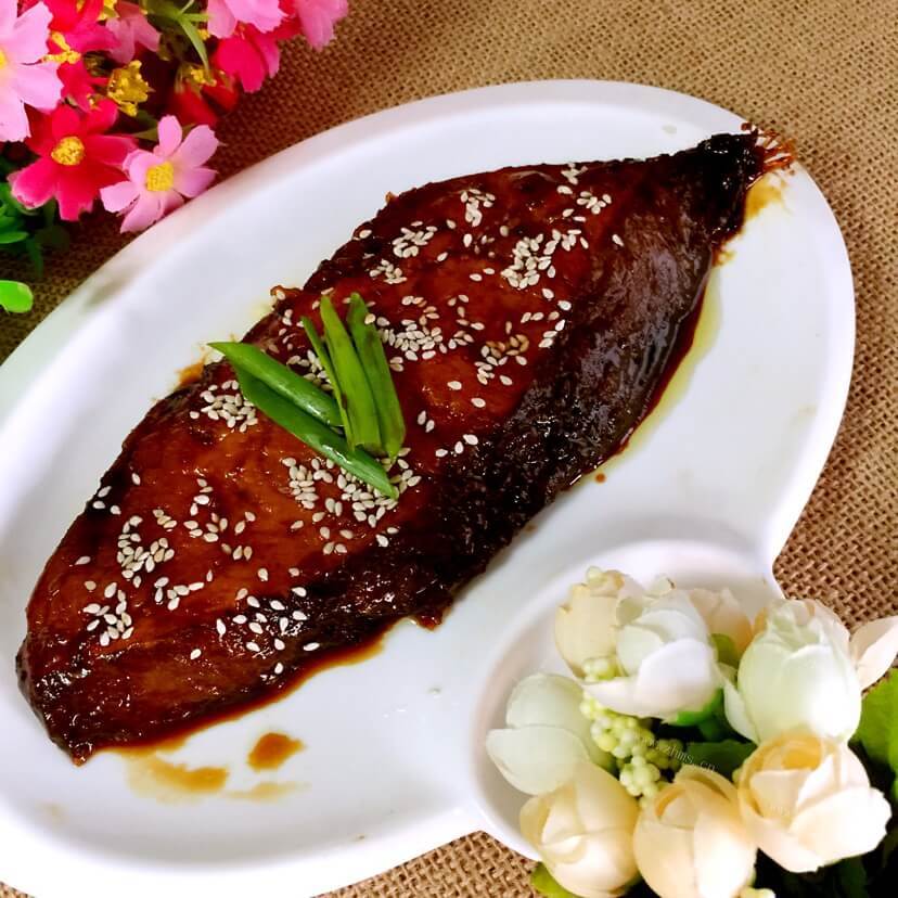 美味的煎银鳕鱼扒
