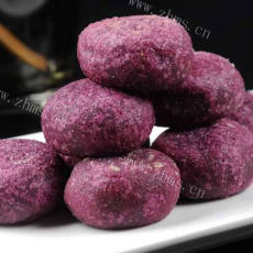 唇齿留香的紫薯红豆糯米滋