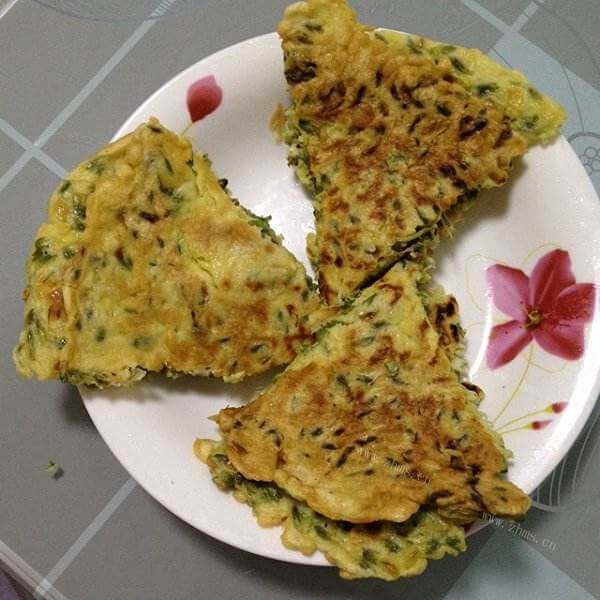 清香的香酥槐花饼
