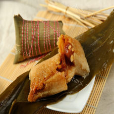 美味的传统滇味火腿粽子