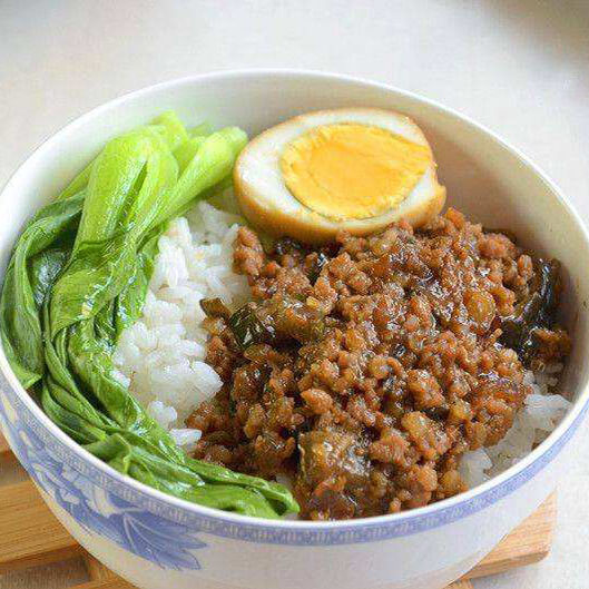 好吃的瓜仔肉燥饭