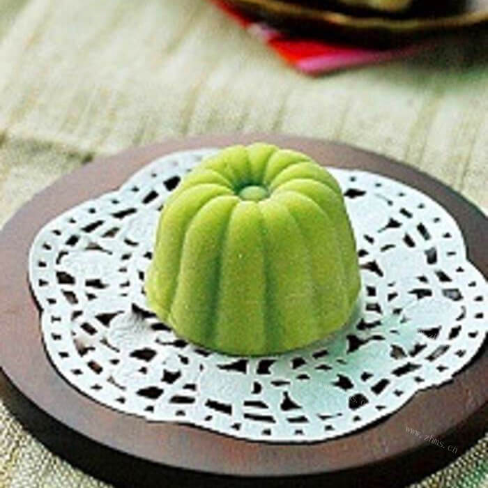 自制双色抹茶布丁
