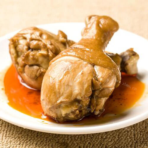 美味的蒜香鸡腿扒