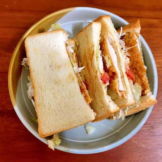 豆沙口袋三明治