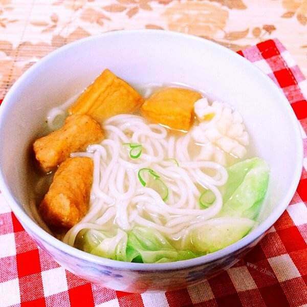 美味的冬瓜金勾汤面