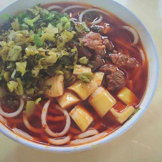 美味的牛肉臊子