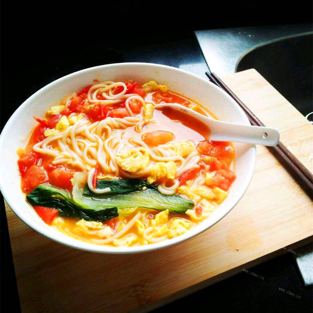 好吃的方便鸡蛋面