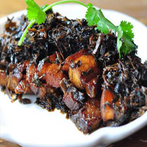 家常肉焖梅干菜 