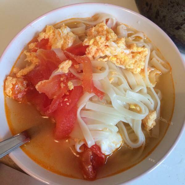 家常西红柿鸡蛋宽面