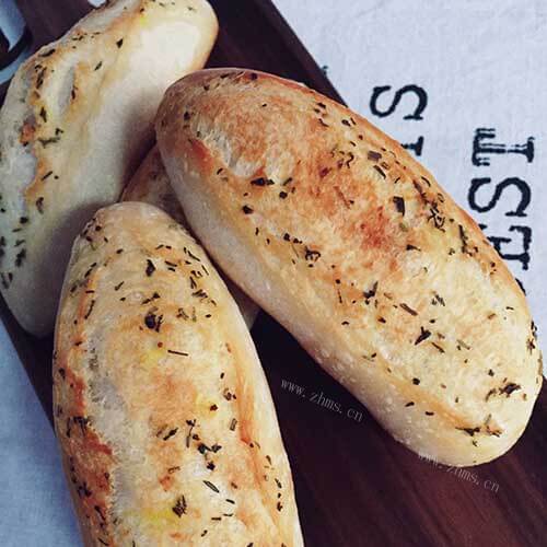 美味的蒜香黄油面包